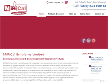 Tablet Screenshot of mirical-emblems.com